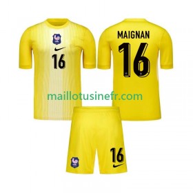 Maillot de Foot France Lucas Chevalier 16 Gardien Domicile 2025 - Enfant
